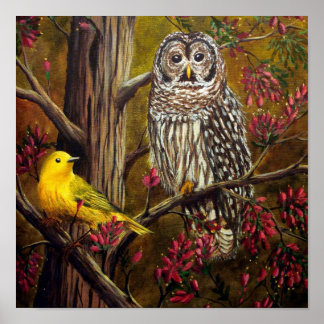 The Owl and the Canary Poster