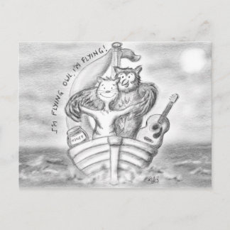 The Owl And The Pussycat Channel The Titanic Postcard