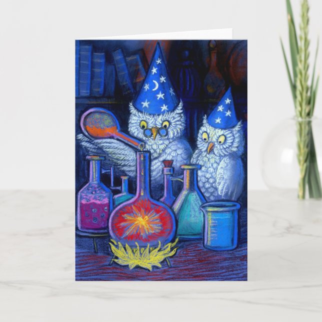 The Owl Chemists Card (Front)