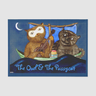 The Owl & The Pussycat Tissue Paper