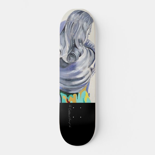 The Oxidation of Joan of Arc- Skate Deck (Front)