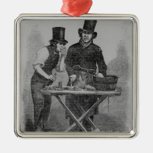 The Oyster Stall Metal Tree Decoration