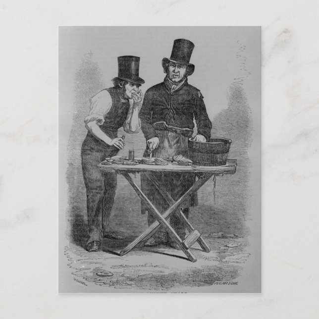 The Oyster Stall Postcard (Front)