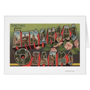 The Ozarks, Arkansas - Large Letter Scenes