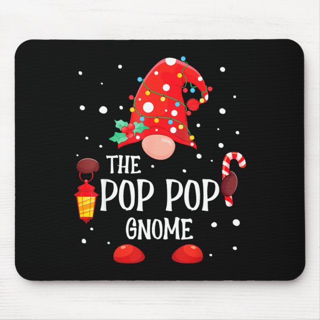 The P P Gnome Matching Family Christmas Gnome Paja Mouse Pad (Front)
