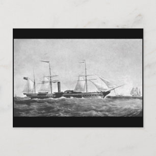 The Paddle Steamer, RMS ‘Britannia’, 1840 Postcard