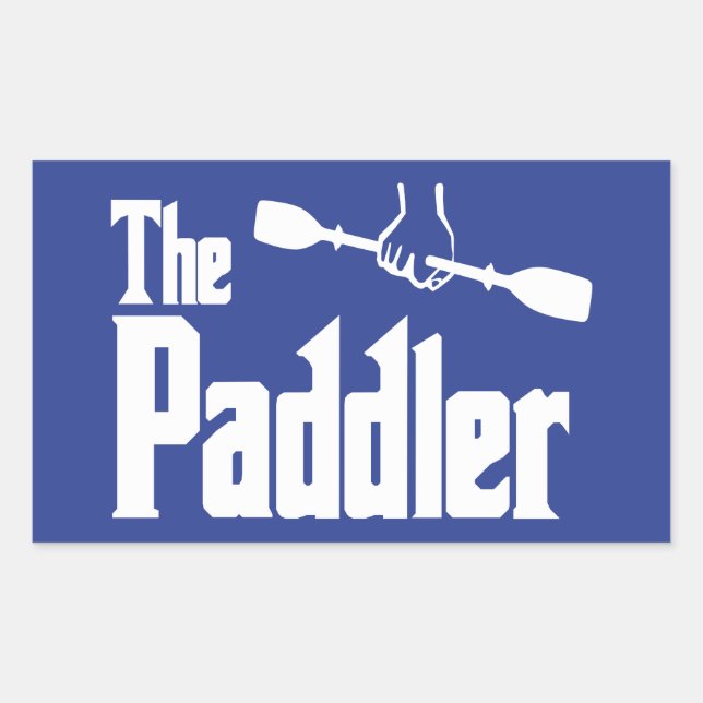 The Paddler Rectangular Sticker (Front)