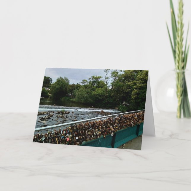 The padlock bridge  card (Front)