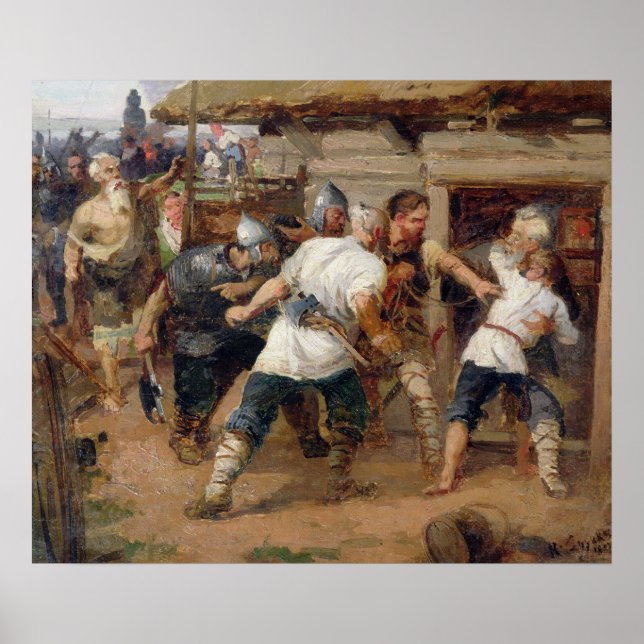 The Pagans killed the first Christians Poster (Front)