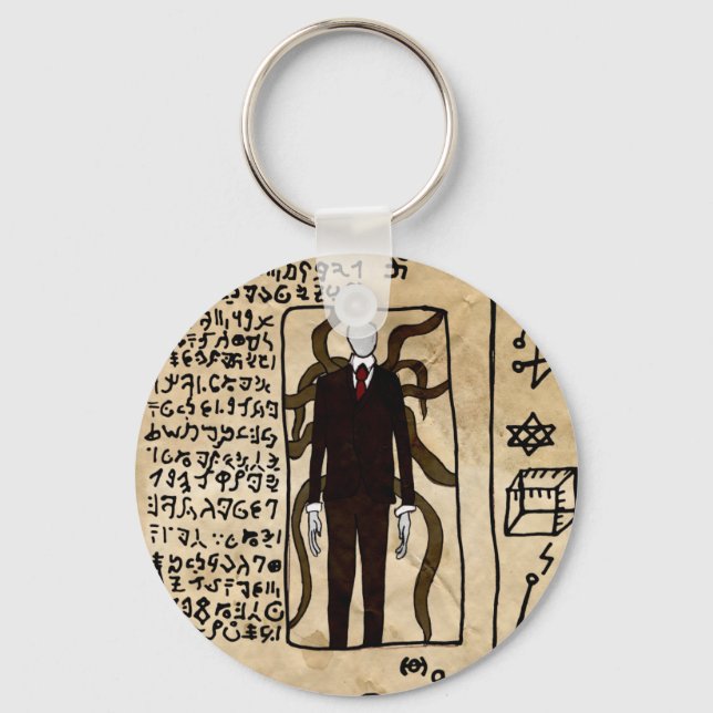 The Pages of the Necronomicon Key Ring (Front)