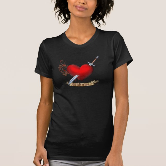 The Pain of Love Girls Shirt (Front)