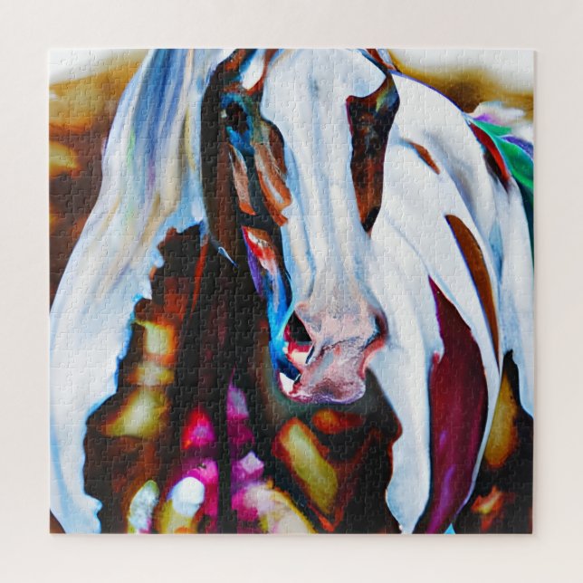 The Paint Horse Jigsaw Puzzle (Vertical)