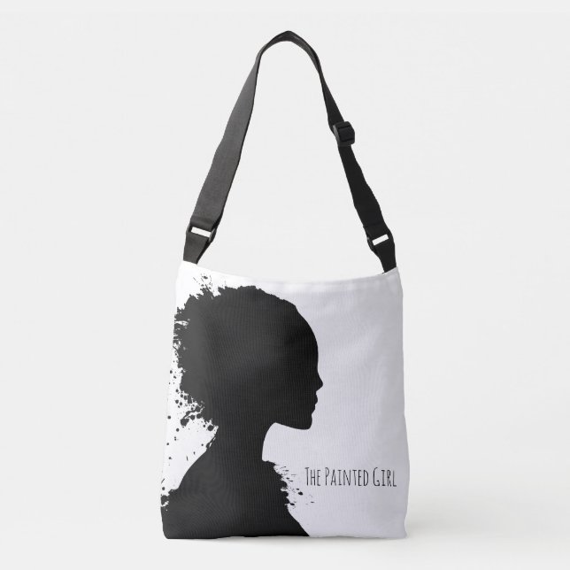 The Painted Girl signature "Silhouette" tote bag (Front)