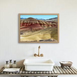 The Painted Hills Landscape Photo Print