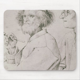 The Painter and the Art Lover Mouse Pad