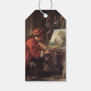The Painter in His Studio (by François Boucher) Gift Tags