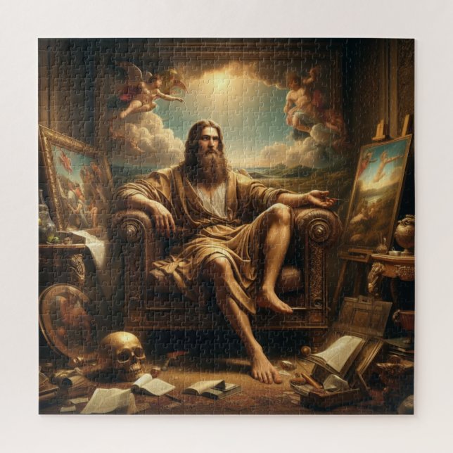 The painter jigsaw puzzle (Vertical)