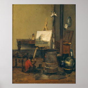 The Painter's Monkey Poster