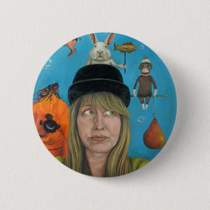 The Painting Maniac 6 Cm Round Badge