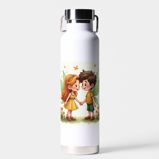 The pair of love fairy Water Bottles (Front)