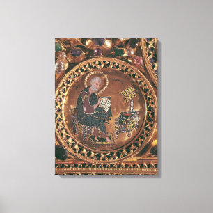 The Pala d'Oro, detail of St. Matthew Canvas Print