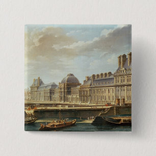 The Palace and Garden of the Tuileries, 1757 15 Cm Square Badge