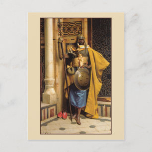 The Palace Guard by Ludwig Deutsch Postcard