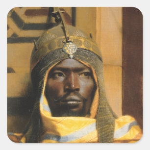 The Palace Guard by Ludwig Deutsch Square Sticker