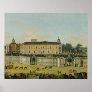 The Palace of Aranjuez, 1756 (oil on canvas) Poster