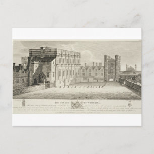 The Palace of Whitehall, from a drawing in the Pep Postcard