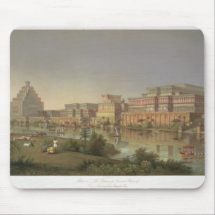 The Palaces of Nimrud Restored, a reconstruction o Mouse Pad