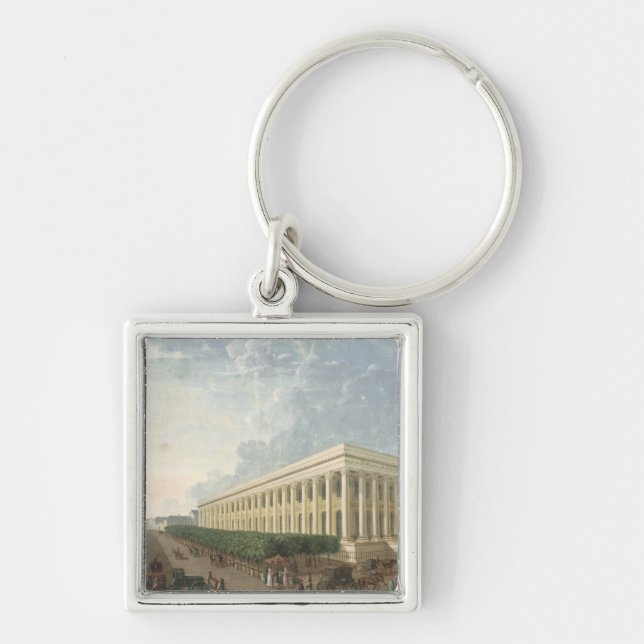 The Palais de la Bourse Key Ring (Front)