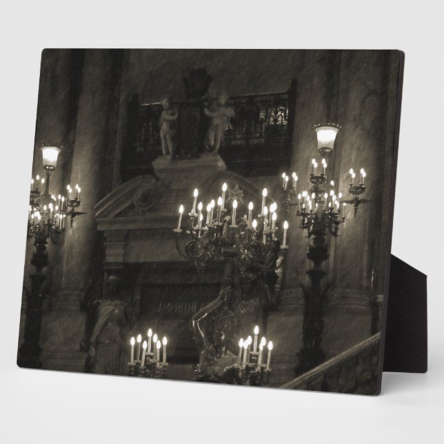 The Palais Garnier Paris France Plaque (Side)