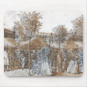 The Palais Royal Garden Walk in 1787 Mouse Pad