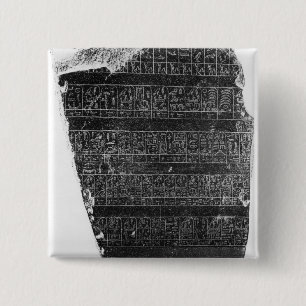 The Palermo stone 15 Cm Square Badge