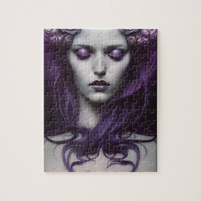 The Palid Violet Jigsaw Puzzle (Vertical)