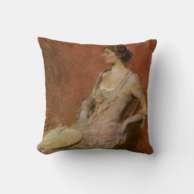 The Palm Leaf Fan Cushion (Front)