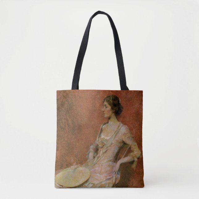 The Palm Leaf Fan Tote Bag (Front)