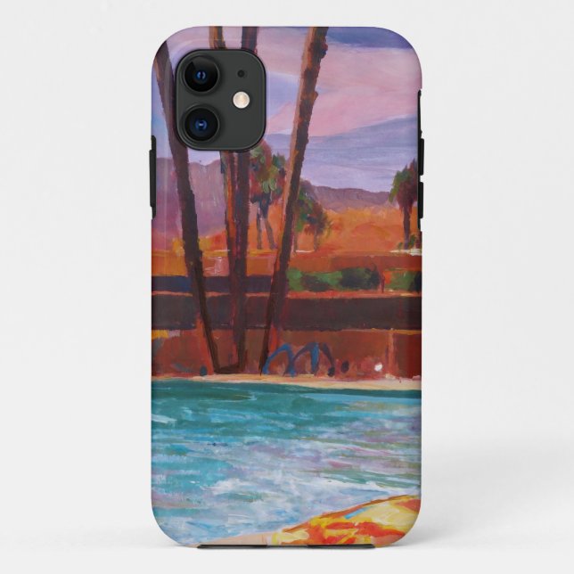 The Palm Springs Pool Case-Mate iPhone Case (Back)