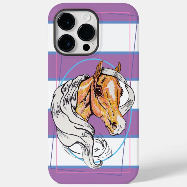The Palomino (purple, blue & white) Case-Mate iPho Case-Mate iPhone Case (Back)