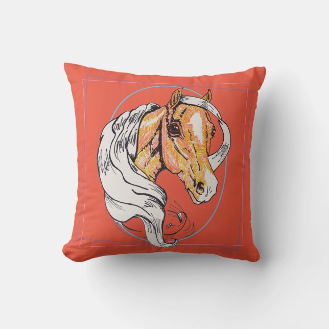 The Palomino (salmon) Cushion (Front)