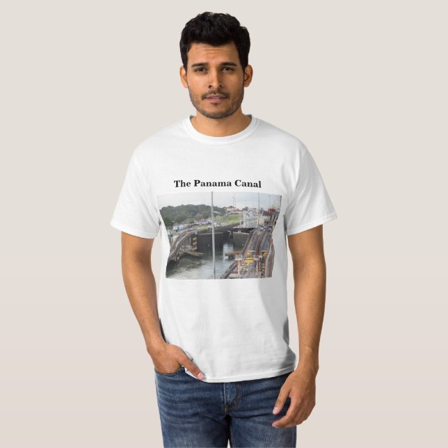 The Panama Canal, High Def Photography T-Shirt (Front Full)