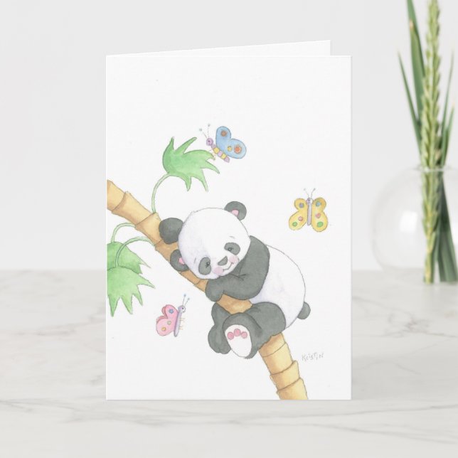 The Panda from the Chasing the Rainbows collection Card (Front)