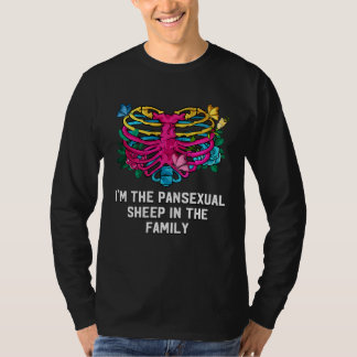 The Pansexual Sheep in the Family LGBTQ Pan Pride T-Shirt