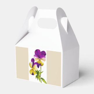 'The Pansy Party' on a Favour Box (I)