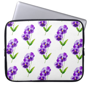 'The Pansy Party' on a Laptop Sleeve (III)