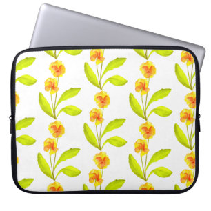 'The Pansy Party' on a Laptop Sleeve (IV)