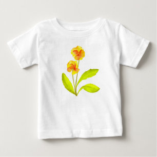 'The Pansy Party' on a Toddler Ruffle Tee (IV)