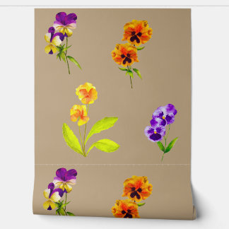 'The Pansy Party' on a Wallpaper