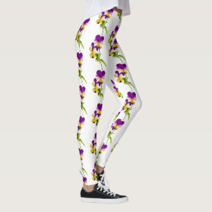 'The Pansy Party' on  Leggings